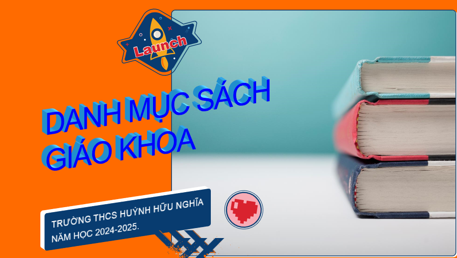Danh mục Sách giáo khoa trường THCS Huỳnh Hữu Nghĩa năm 2024-2025